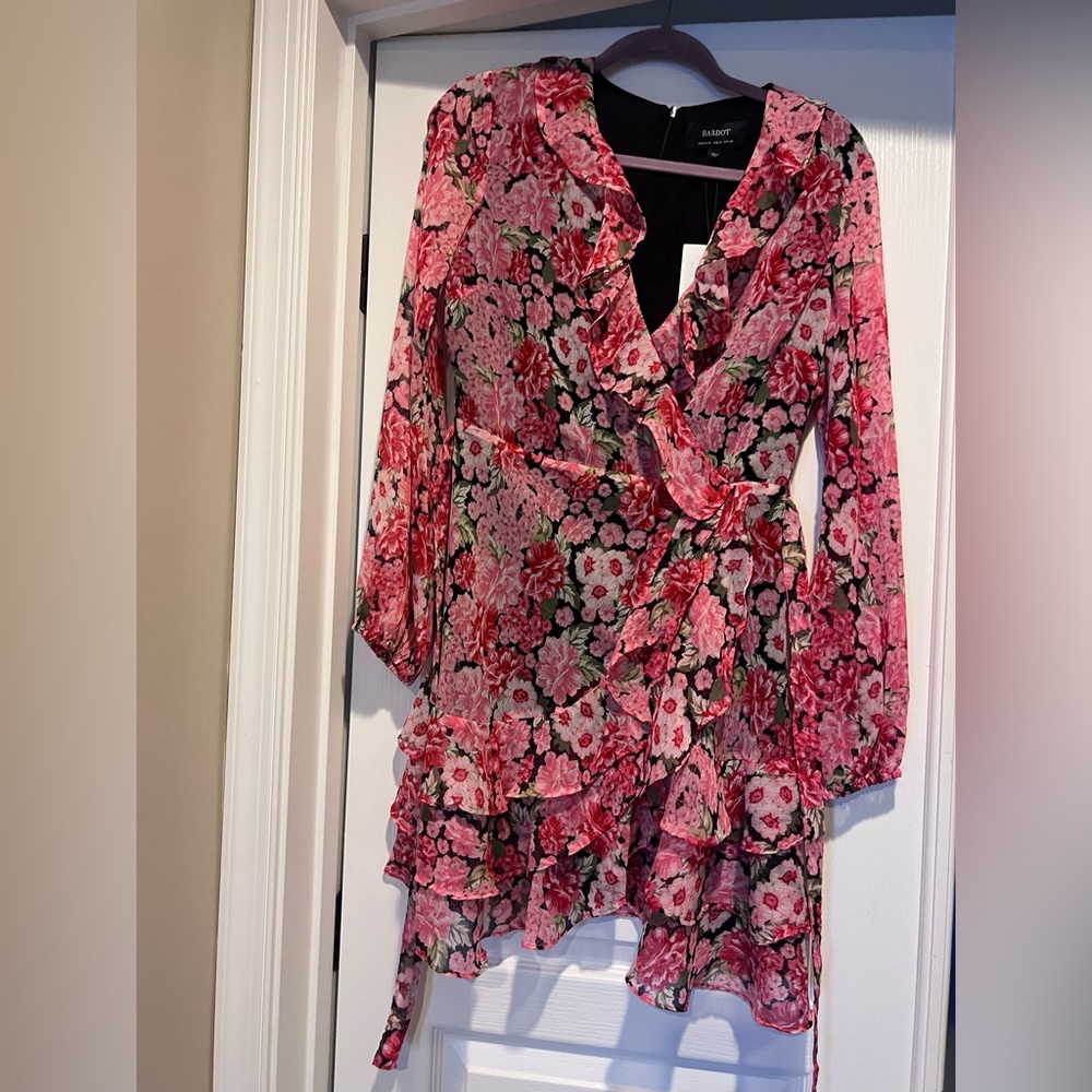 Bardot floral dress